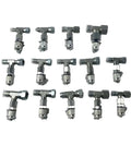14 Piece Tee Fittings Connector Set For Hydraulic Pressure Gauge Test Kit Pro Grade Refurbished Quality Durable Quick Connects For Diagnostics