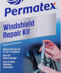 Heavy Duty Auto Windshield Repair Kit For Chips And Cracks With Pro Grade Build Permanent Air Tight Seal Universal Fit Restores Bullseye Damage Up To 1 1/4 Inch On Laminated Glass DIY Friendly Glass Repair Tool packaging view