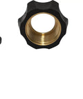 Water Inlet Fitting For Pressure Washer Pumps Heavy Duty Replacement Part displayed with brass fitting and mesh filter