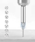Huge 22 Piece Broken Bolt Remover Set With High Speed Steel Spiral Extractors For Stripped Screws And Damaged Hex Bolts Plus Extra Long Drill Bit Holders To Make Your Repair Job Super Easy Fast And Total No Sweat. high speed steel extractor removing stripped screw