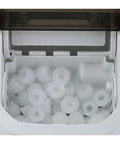 Fast Freeze Countertop Ice Maker Delivering Quick Snap Cubes And No Fuss Automatic Cooling With Portable Compact Design for ice cubes in storage compartment