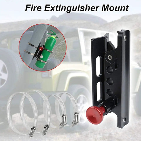 Slick Quick Swap Roll Bar Fire Extinguisher Mount Bracket Holder For Tough Off Road Jeep Wrangler Gladiator Ford Bronco Utv Sxs Polaris Rzr Ranger Can Am Maverick Atv Rock Solid Safety Gear