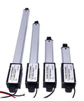 Compact 50mm DC 12V Micro Electric Linear Actuator Featuring Hella Smooth Push Rod Action And Plug And Play Motor Controller For Quick Diy Mods And Serious Reliability in various sizes.
