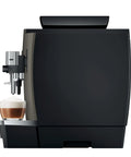 Grab This Slick Automatic Coffee Maker For Cranking Out Seventeen Specialty Brews And Custom Strength Settings Perfect For Handling The Daily Grind At Home Or Work - black design with coffee drink.