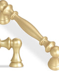 Brushed Gold Cabinet Pulls 3.75 Inch Center To Center Drawer Handles 96mm Kitchen Cabinet Hardware Sleek Modern Dresser Pulls