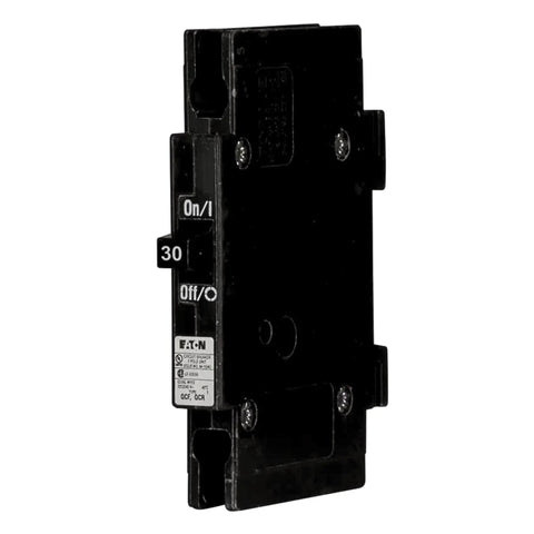30 Amp Circuit Breaker For Home And Industrial Panels, QCF1030 Style, Quick Trip Protection, black compact unit