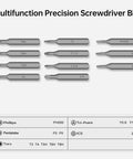 Screwdriver bits from Dope 22 Piece Precision Screwdriver Set for Apple Devices and Computers
