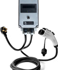Plug In And Roll Confidently With This Rock Solid 40 Amp Electric Vehicle Charging Station Featuring A 25 Foot J1772 Cable Nema 14-50 Plug And Digital Display.