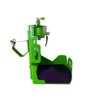 Side view of Xtreme Pro Series Backpack Blower Rack Version 3 with shielded locking system and UV powder coat finish.