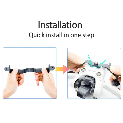 Installation guide for Top Mounted Camera Mount Adapter For DJI Mini 5 Pro And Mini 4 Pro Mini 3 Pro Osmo 360 Insta360 GO Ultra GO 3S.