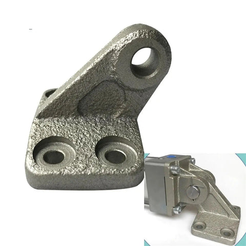 Straight Up Heavy Duty Cylinder Mounting Base Single Double Clevis Pivot Bracket With Side Flange Foot And Rod Head Support For Industrial Pneumatic Machinery Gear