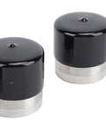 4 Pack Stainless Steel Boat Trailer Bearing Protector Caps With Dust Cover Dual Side Shielding 1.98 Inch Diameter Enhanced Guard