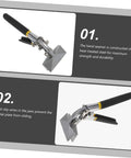 Sheet Metal Bender And Seamer Tool DIY Friendly Manual Hand Tool For Sheet Metal Work Duck Bill Pliers with anti-slip jaws