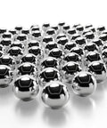 Six Hundred Pcs Seven Sixteenths Inch Steel Balls 11.11mm Precision Bearing Set for Slingshots Carbon Steel AISI 1015 600 Count shiny steel balls