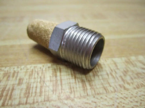 Rock Solid Pneumatic Exhaust Muffler Delivering Dead Silent Quietaire Performance For Smooth Air Flow In Three Eighths Inch Npt Connections Built Tough For Heavy Daily Shop Tasks