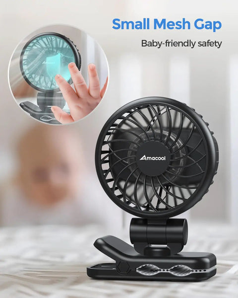 baby stroller fan Must Have Clip On With Rechargeable Battery ✓ Backpack Lv Bootleg Fake mvp5 Size:VT-500NL-SPJ-BLACK *Left Handed Unlike static fans