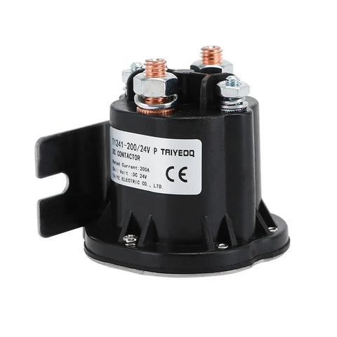 Heavy Duty 200A Electric Stacker Forklift Tail Switch Relay Oil Pump Start Contactor DC Motor Starter T1241-200 side view.
