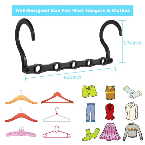 Heavy Duty 10 Pack Space Saving Hangers The Real Deal Pro Level Closet Essential With Enclosed Anti Slip Slots Holds Up To 30 Pounds Wrinkle Free Black Storage That Simply Goes Hard For Your Daily Wardrobe