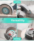 Diamond Blade for Angle Grinder 4.5 Inch 115mm Tile Cutting Disc and Tile Grinder Blade Double Sided for Porcelain Ceramic Marble Granite Delivers Clean Cuts Minimal Chipping Five Eighths By Eleven Thread used in cutting and grinding applications.