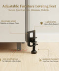 Heavy Duty Adjustable Cabinet Leveling Feet For Side Mount Wardrobes On Uneven Floors Carbon Steel Levelers in use