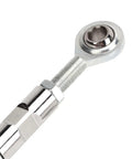 Heavy Duty Alternator Tensioner Rod Adjustable For Small Block Chevy 350 454 Engines with Heim joint mount detail image.