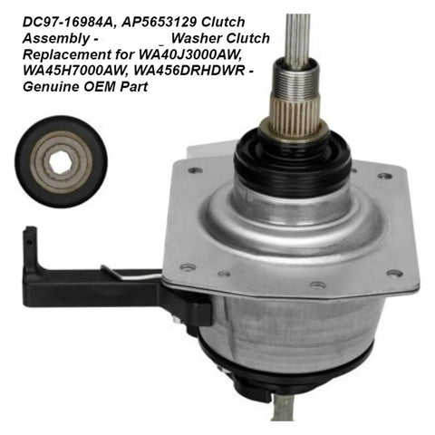 Washing Machine Drum Clutch Assembly DC97 16984A Replacement For Samsung Washers, metal clutch assembly with shaft