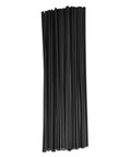 Awesome Black Polypropylene Flat Welding Rods For Car Bumper Fix 50 Pack laid out in neat rows, showing durable low density plastic repair sticks.