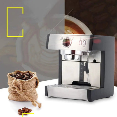 Professional Single Pump Semi Automatic Espresso Coffee Machine For Home Brew Barista Style Shots Stainless Steel Body 110 To 240V Easy Pull Espresso Durable Build Makes Rich Creamy Espresso Every Time next to coffee beans