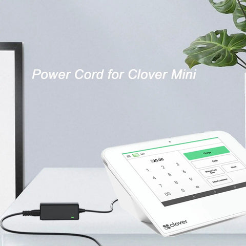 12V Replacement Power Cord For Mini C300 C400 Series WiFi Card Reader And Flex C401U Cradle K400 Starter Kit Base Power Cord