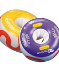 Belly Bumper 50 Inch Play Space for kids heavy duty vinyl cushion with two handles shown in colorful design