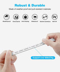 Hands holding Cat 8 Flat Ethernet Cable 40Gbps For Hardcore Gaming And Smooth Streaming, 2000MHz Bandwidth RJ45 LAN Cord, showing durability features.