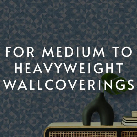 Heavy Duty Clear Wallpaper Adhesive With Extra Tack For Vinyl And Nonwoven Wallpapers Non Staining Formula text over dark wallpaper