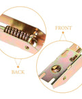 Close-up of Drop Down Chest Freezer Hinge Replacement With Durable Metal Spring For Smooth Door Operation, showing front and back details