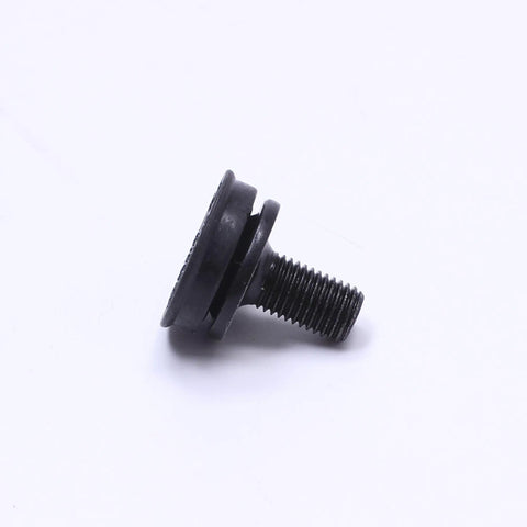 Close-up of a single 8mm Allen bolt from the Bike Crank Arm Fixing Bolts And Spindle Kit with dust cap, side angle view.