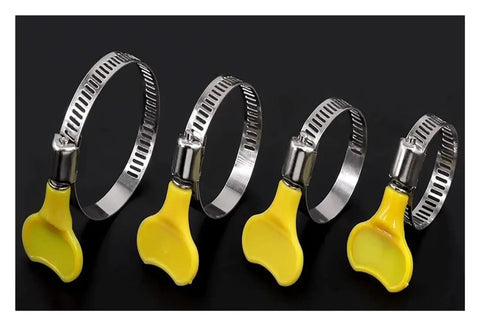 Heavy Duty 76 Piece Adjustable Hose Clamp Kit With Plastic Handle Features Stainless Steel Worm Gear Clamps From 8 mm To 44 mm for hoses