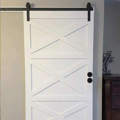 Barn door with Six Pack Black Closet Door Finger Pulls Two And One Eighth Inch Opening Hole Five Sixteen Inch Depth Round Insert