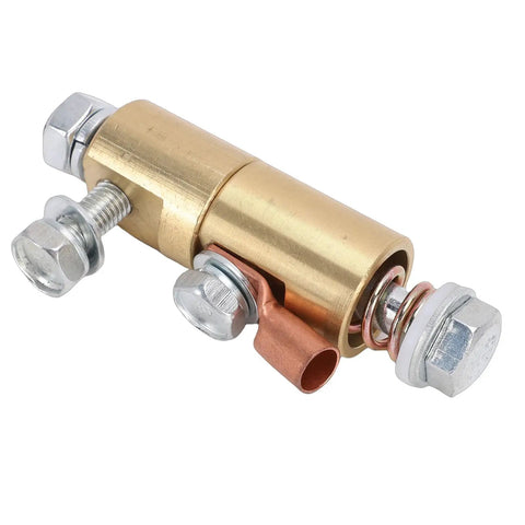 Heavy Duty 500A Brass Welding Ground Clamp With Rotating Device And M10 Hole Diameter, featuring copper contact and durable bolts.
