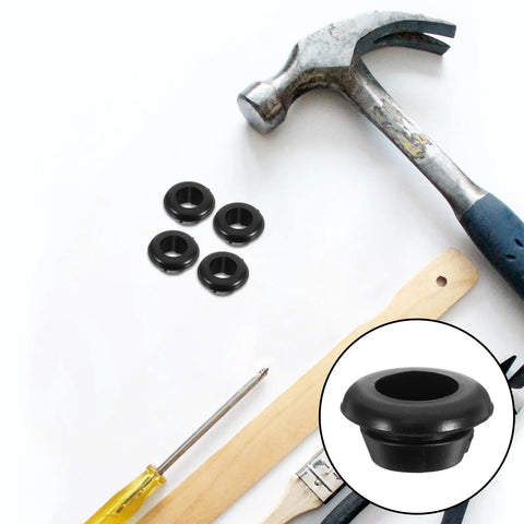 Heavy Duty Rubber Grommet Kit 200 Pieces For Wiring Protection Weather Resistant Round Black Hole Plugs with tools