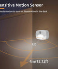 6 Pack Motion Sensor Lights Indoor Battery Operated Wireless Stick On Night Lamps For Closet Hallway Staircase Kitchen Under Cabinet Cool White LED Energy Saving Smart Motion And Light Sensor Detects Up To 13 Feet on cabinet