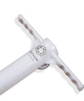 Heavy Duty Beach Umbrella Anchor With Spiral Screw Base Universal Size Fits Most Umbrellas Perfect For Sand Or Grass Keeps Your Beach Shade Steady In Windy Conditions White