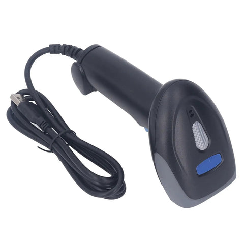 Dead On Accurate Usb Wired Barcode Scanner For Swift Retail Transfers And Warehouse Tracking Reads 1D And 2D Codes No Sweat Direct From Displays Or Receipts Crafted In Resilient Abs Shell For Your Daily Grind with USB cable.