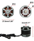 Low KV Brushless Gimbal Motor 2208 90KV With 3mm Shaft For 100 200g GoPro3 RC Quadcopter Quiet Power Efficient Durable Metal Core