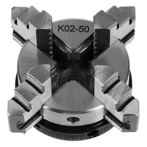 Heavy Duty 4 Jaw Lathe Mandrel With Rock Solid Grip And Tough As Nails Construction For Smooth Woodworking And Plastic Projects Featuring Professional Grade Precision And Slick Self Centering Design