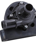 Heavy Duty Hassle Free Bolt On Heater Coolant Pump For GM 13592753, black plastic design, angled view, suitable for GM vehicle applications.