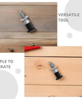 M10 Stainless Steel Reset Indexing Plunger Rock Solid Spring Locking Pin on wooden surface, showcasing durable design.