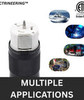 Beefy Heavy Duty Twist Lock Connector 50A 125 250V 3 Pole 4 Wire California Style CS6364C SS2-50R Female Plug ETL For Generator Cords RV Shore Power Transfer Switches Marine, white and black