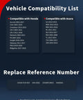 Vehicle compatibility list for Automatic Transmission Filter Kit ATF Fluid Oil Filter for Honda Accord Civic and Acura MDX models