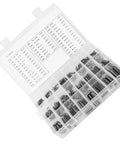 Pro Grade Cotter Pin Assortment Kit With Small Stainless Steel Springs, Slotted And Split Dowels, Includes M1.5 To M8 Sizes