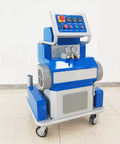 Pro Industrial Insulation Spray Foam Machine For Polyurea and Polyurethane on wheels with controls for easy mobility and setup.