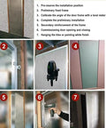 Installation steps for Heavy Duty Aluminum Access Panel With Smooth Finger Slide Drywall Cover For Plumbing And Electrical Service Doors.